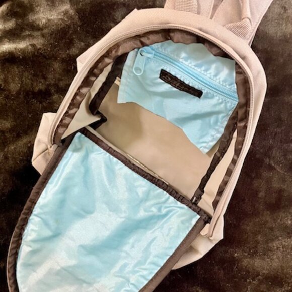 Dakine Cosmo 6.5L Mini Backpack in a fun gray and blue design !! - Picture 5 of 7